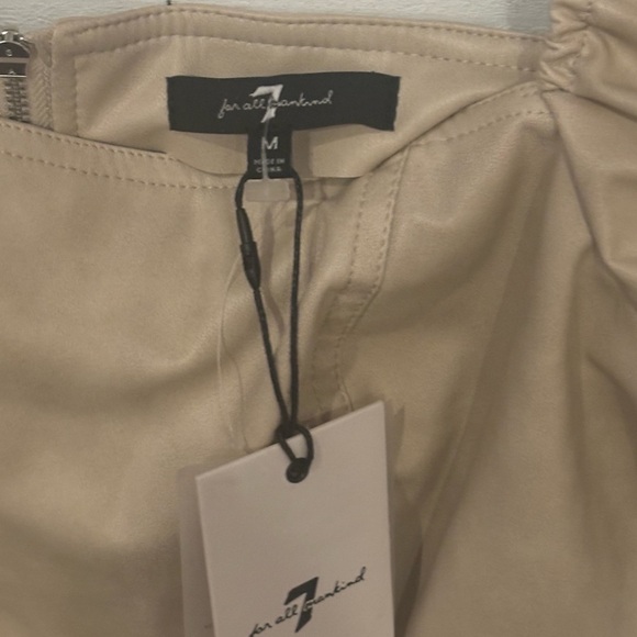 7 For All Mankind NWT Faux
Leather Crop Top Size Medium - Picture 7 of 16